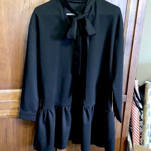 Shein Black Ruffle little black dress